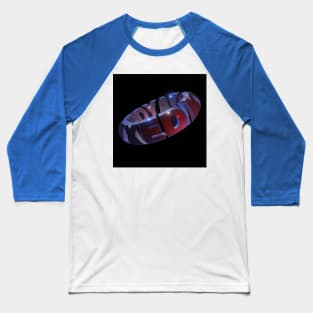 EAYOREXED 3D TEXT Baseball T-Shirt